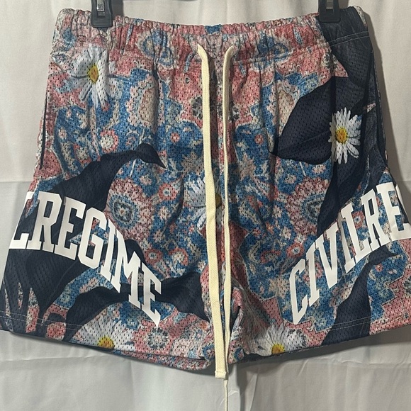 Civil Regime Men’s mesh shorts - Multicolor - Picture 1 of 4